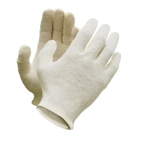 Vita Inspection Glove Cotton Medium Weight Slipon Ladies 24x25